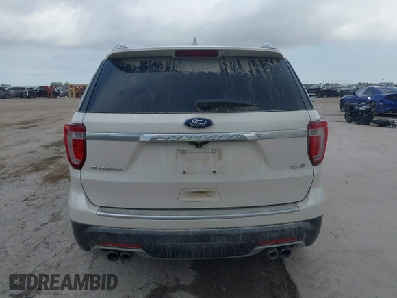 2018 Ford Explorer Platinum with VIN 1FM5K8HT7JGB88159, listed as a IAAI auction lot 42572735 with 133,718 mi miles and . Bid and sale history available at DreamBid. Image 15.