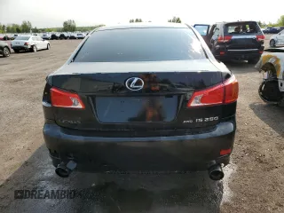 2006 Lexus IS 250 with VIN JTHCK262462000686, listed as a Copart auction lot 58947525 with 341,236 mi miles and Salvage title. Bid and sale history available at DreamBid. Image 6.
