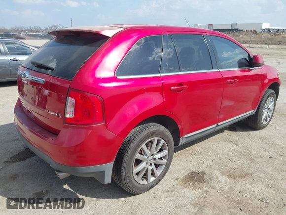 2011 Ford Edge Limited with VIN 2FMDK3KC8BBA78155, listed as a IAAI auction lot 41859892 with 89,696 mi miles. Bid and sale history available at carsss.com. Image 4.