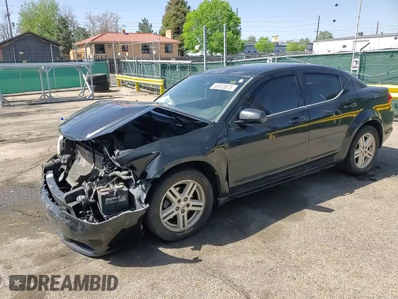 2013 Dodge Avenger SXT with VIN 1C3CDZCGXDN709157, listed as a Copart auction lot 56913975 with 119,260 mi miles and Salvage title. Bid and sale history available at DreamBid. Image 14.