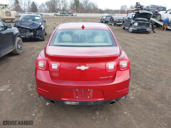 2013 Chevrolet Malibu LTZ with VIN 1G11H5SA4DF297978, listed as a IAAI auction lot 41837133 with 147,738 mi miles. Bid and sale history available at carsss.com. Image 16.