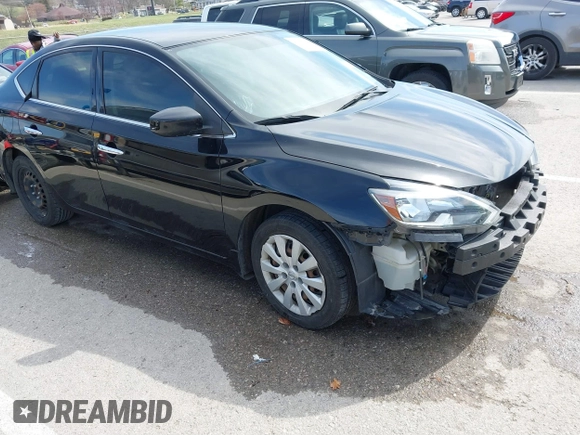 2017 Nissan Sentra S with VIN 3N1AB7AP9HY243569, listed as a IAAI auction lot 41822263 with 127,475 mi miles and . Bid and sale history available at carsss.com. Image 1.
