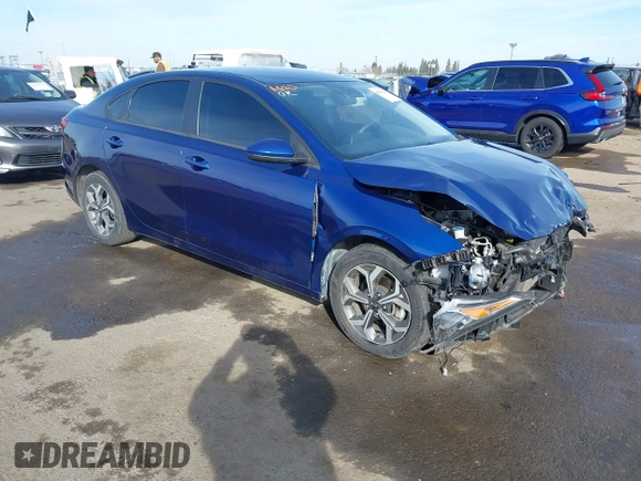 2021 Kia Forte FE with VIN 3KPF24AD6ME290691, listed as a IAAI auction lot 41676149 with 54,801 mi miles. Bid and sale history available at carsss.com. Image 1.
