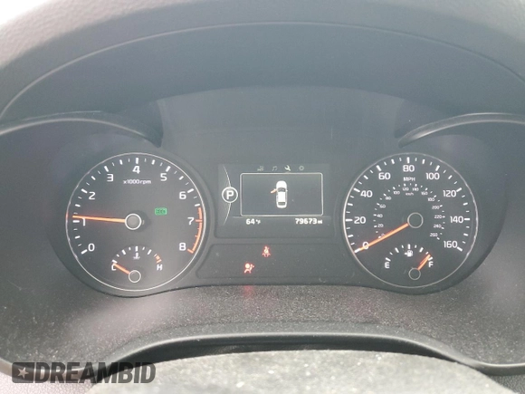 2018 Kia Optima SX with VIN 5XXGW4L2XJG224863, listed as a Copart auction lot 58701575 with 79,673 mi miles and Salvage title. Bid and sale history available at DreamBid. Image 9.