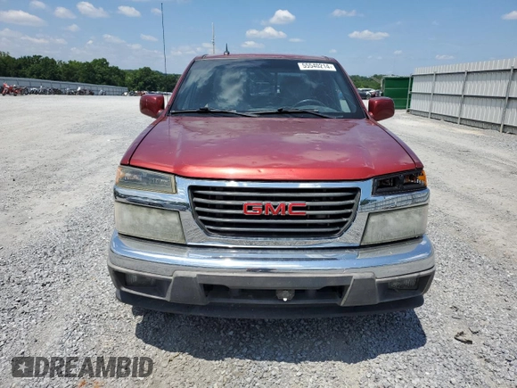 2011 GMC Canyon SLT with VIN 1GTH6NFE6B8109679, listed as a Copart auction lot 55540214 with 159,969 mi miles and Salvage Title. Bid and sale history available at carsss.com. Image 5.