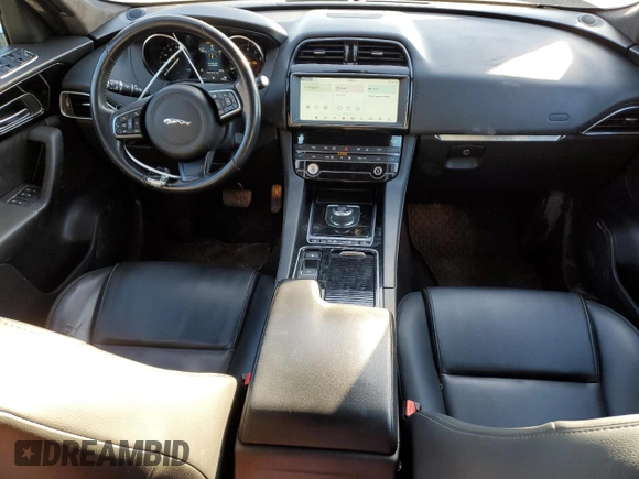 2020 Jaguar F-Pace 25t Premium with VIN SADCJ2FX5LA628990, listed as a Copart auction lot 43416995 with 102,799 mi miles and Salvage Title. Bid and sale history available at DreamBid. Image 8.