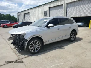 2018 Audi Q7 Premium with VIN WA1AHAF71JD041605, listed as a Copart auction lot 54475345 with 92,267 mi miles and Salvage title. Bid and sale history available at DreamBid. Image 1.