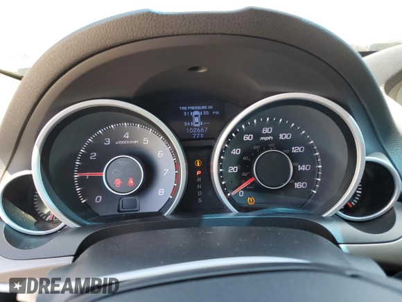 2013 Acura TL Technology z VIN 19UUA8F59DA011998, wystawiony jako Copart lot #55076975 z przebiegiem 102 667 mil mil oraz Szkoda całkowita • Salvage title. Historia ofert i sprzedaży dostępna na DreamBid. Obrazek 9.