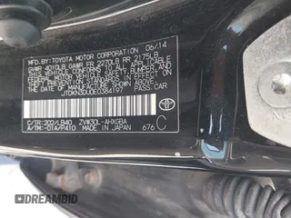2014 Toyota Prius Four z VIN JTDKN3DU0E0384197, wystawiony jako IAAI lot #42519799 z przebiegiem 511 035 mil mil oraz . Historia ofert i sprzedaży dostępna na DreamBid. Obrazek 9.