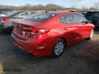 2017 Hyundai Elantra SE with VIN 5NPD74LFXHH212410, listed as a Copart auction lot 48680255 with 167,271 mi miles and Salvage Title. Bid and sale history available at carsss.com. Image 3.