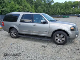 2008 Ford Expedition EL Limited with VIN 1FMFK20508LA24056, listed as a Copart auction lot 60408054 with 146,834 mi miles and Salvage Title. Bid and sale history available at carsss.com. Image 4.