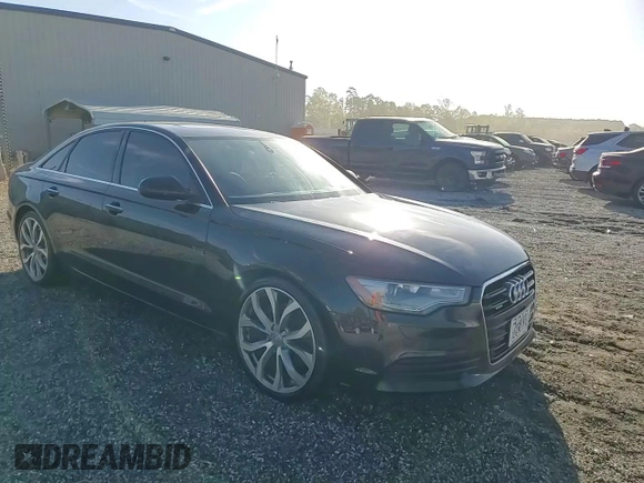 2015 Audi A6 Premium Plus with VIN WAUGFAFC2FN020408, listed as a Copart auction lot 53691615 with 119,878 mi miles and Salvage title. Bid and sale history available at DreamBid. Image 13.