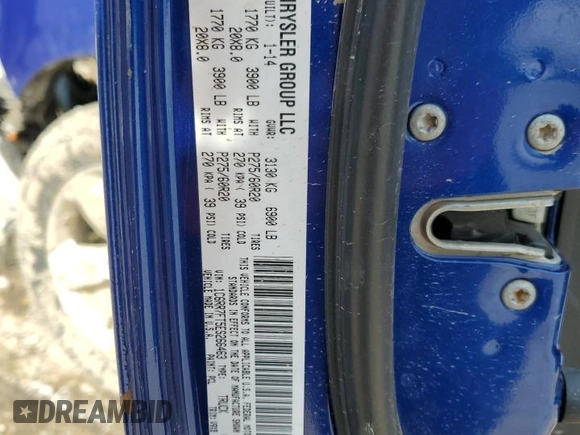 2014 Ram 1500 Express with VIN 1C6RR7FT5ES266463, listed as a Copart auction lot 56688235 with 161,158 mi miles and Salvage title. Bid and sale history available at DreamBid. Image 12.
