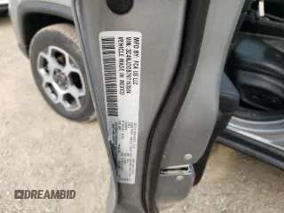 2022 Jeep Compass Trailhawk with VIN 3C4NJDDB7NT163504, listed as a Copart auction lot 60799975 with 16,312 mi miles and Salvage title. Bid and sale history available at DreamBid. Image 13.