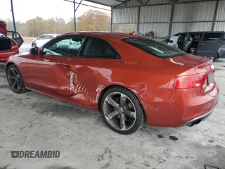 2015 Audi S5 Premium Plus with VIN WAUCGAFRXFA029509, listed as a Copart auction lot 85071334 with 68,965 mi miles and Salvage Title. Bid and sale history available at carsss.com. Image 2.