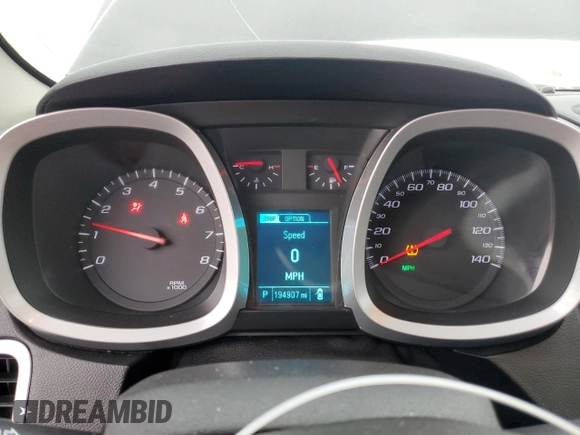 2016 Chevrolet Equinox LT with VIN 2GNALCEK1G6164325, listed as a Copart auction lot 53672495 with 194,907 mi miles and Clean Title. Bid and sale history available at DreamBid. Image 9.