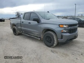 2020 Chevrolet Silverado 1500 Custom with VIN 1GCRWBEH3LZ332479, listed as a Copart auction lot 88809145 with 54,834 mi miles and Salvage Title. Bid and sale history available at carsss.com. Image 4.