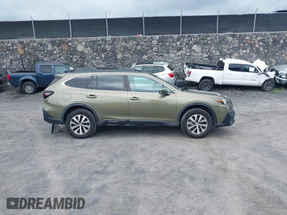 2021 Subaru Outback Premium with VIN 4S4BTADC2M3159001, listed as a IAAI auction lot 42607919 with 60,974 mi miles and . Bid and sale history available at DreamBid. Image 13.