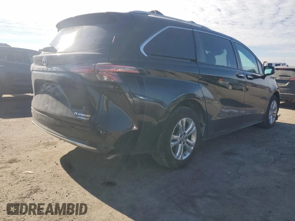 2021 Toyota Sienna Limited with VIN 5TDESKFC8MS038348, listed as a Copart auction lot 42497735 with 49,053 mi miles and Salvage Title. Bid and sale history available at DreamBid. Image 3.