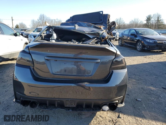 2017 Subaru WRX Limited with VIN JF1VA1N69H8813930, listed as a Copart auction lot 46417605 with 0 mi miles and Salvage Title. Bid and sale history available at carsss.com. Image 6.