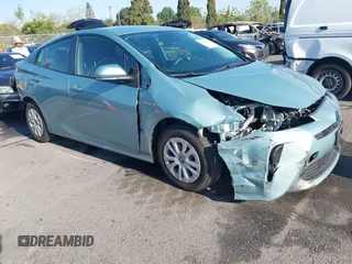 2022 Toyota Prius L Eco with VIN JTDKAMFU8N3188831, listed as a IAAI auction lot 42021222 with 39,629 mi miles and . Bid and sale history available at DreamBid. Image 1.