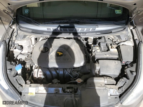 2016 Hyundai Elantra GL with VIN 5NPDH4AE2GH799014, listed as a Copart auction lot 43185425 with 176,286 mi miles and Salvage Title. Bid and sale history available at carsss.com. Image 11.
