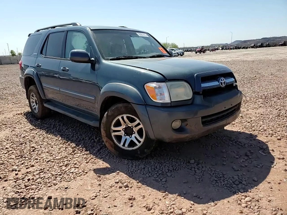 2005 Toyota Sequoia Limited with VIN 5TDBT48A45S250978, listed as a Copart auction lot 50261415 with 238,453 mi miles and Salvage Title. Bid and sale history available at DreamBid. Image 12.