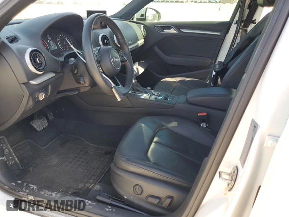 2019 Audi A3 Sedan Premium with VIN WAUAUGFF3KA118230, listed as a Copart auction lot 49153105 with 48,985 mi miles and Salvage Title. Bid and sale history available at carsss.com. Image 7.