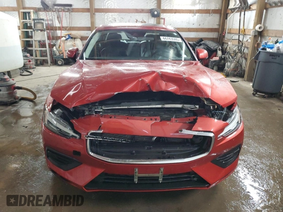 2019 Volvo S60 Momentum with VIN 7JR102FK8KG011901, listed as a Copart auction lot 44743595 with 65,359 mi miles and Salvage Title. Bid and sale history available at carsss.com. Image 5.
