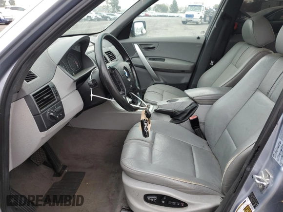 2004 BMW X3 2.5i with VIN WBXPA73434WC40705, listed as a Copart auction lot 85604554 with 157,616 mi miles and Salvage Title. Bid and sale history available at carsss.com. Image 7.