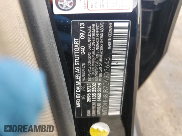 2014 Mercedes-Benz E 350 Luxury with VIN WDDHH8JB7EA902646, listed as a Copart auction lot 79229684 with 103,741 mi miles and Clean Title. Bid and sale history available at DreamBid. Image 12.