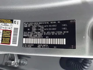 2025 Lexus TX 500h F Sport Premium with VIN 5TDABAB62SS009112, listed as a IAAI auction lot 42456147 with 2,490 mi miles and . Bid and sale history available at DreamBid. Image 9.