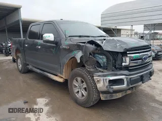 2018 Ford F-150 XL with VIN 1FTEW1E51JKE01917, listed as a IAAI auction lot 41513535 with 112,487 mi miles. Bid and sale history available at carsss.com. Image 1.