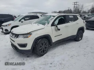 2021 Jeep Compass 80th Anniversary with VIN 3C4NJCEB8MT602314, listed as a Copart auction lot 46115285 with Not Provided miles and Non Repairable. Bid and sale history available at carsss.com. Image 1.
