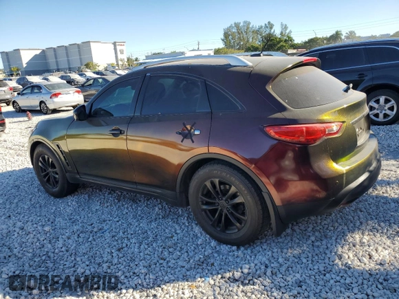 2009 Infiniti FX with VIN JNRAS18U79M100808, listed as a Copart auction lot 83042354 with 160,198 mi miles and Clean Title. Bid and sale history available at DreamBid. Image 2.