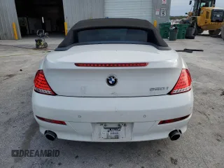 2008 BMW 6 Series 650i with VIN WBAEB535X8CX62294, listed as a Copart auction lot 88010145 with 117,975 mi miles and Salvage Title. Bid and sale history available at carsss.com. Image 6.