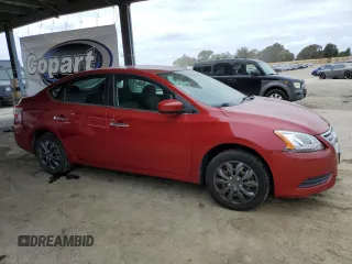 2014 Nissan Sentra SR with VIN 3N1AB7AP9EY240635, listed as a Copart auction lot 54378055 with 132,569 mi miles and Salvage Title. Bid and sale history available at DreamBid. Image 4.