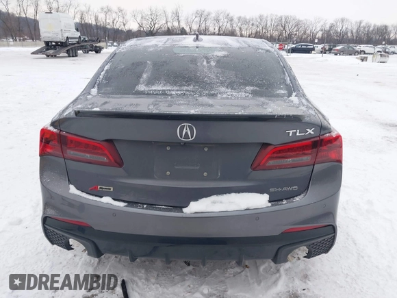 2018 Acura TLX w/A-SPEC Pkg with VIN 19UUB3F66JA000350, listed as a IAAI auction lot 41301826 with 201,369 mi miles. Bid and sale history available at carsss.com. Image 17.