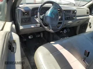 2002 Ford F-350 with VIN 1FDSF35F52EB01591, listed as a Copart auction lot 48350595 with 233,914 mi miles and Salvage title. Bid and sale history available at DreamBid. Image 8.