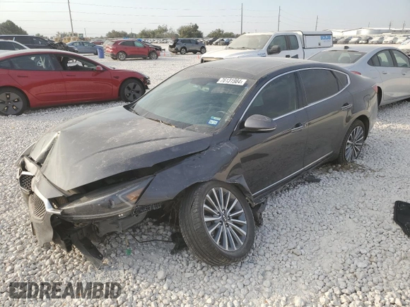 2017 Kia Cadenza Premium with VIN KNALC4J17H5048755, listed as a Copart auction lot 76131984 with 68,915 mi miles and Salvage Title. Bid and sale history available at carsss.com. Image 1.