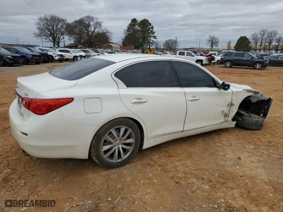 2017 Infiniti Q50 3.0t Premium with VIN JN1EV7AP8HM730211, listed as a Copart auction lot 47554045 with NaN miles and Salvage Title. Bid and sale history available at carsss.com. Image 3.