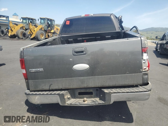 2005 Ford F-150 XLT with VIN 1FTRW12W85KD32602, listed as a Copart auction lot 55422195 with 0 mi miles and Clean Title. Bid and sale history available at carsss.com. Image 6.