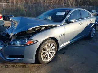 2013 Jaguar XF I4 RWD with VIN SAJWA0ES4DPS95992, listed as a IAAI auction lot 41248969 with 56,024 mi miles. Bid and sale history available at carsss.com. Image 2.