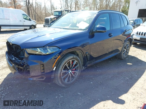2024 BMW X5 xDrive50e with VIN 5UX43EU08R9T76677, listed as a IAAI auction lot 41777924 with 19,013 mi miles. Bid and sale history available at carsss.com. Image 18.