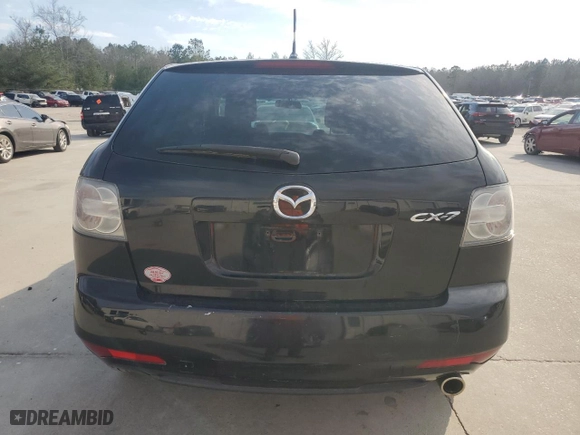 2012 Mazda CX-7 i Sport with VIN JM3ER2BM5C0410618, listed as a Copart auction lot 46255475 with 164,608 mi miles and Salvage Title. Bid and sale history available at carsss.com. Image 6.
