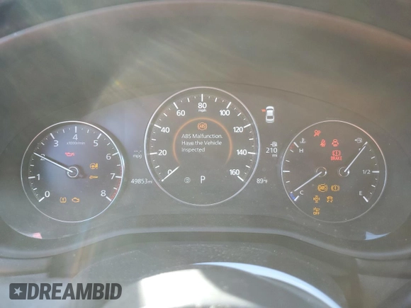 2019 Mazda 3 Preferred with VIN 3MZBPADL3KM108737, listed as a Copart auction lot 86722354 with 49,853 mi miles and Salvage Title. Bid and sale history available at DreamBid. Image 9.