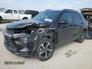 2022 Chevrolet TrailBlazer RS with VIN KL79MTSL1NB108673, listed as a Copart auction lot 47113434 with 36,687 mi miles and . Bid and sale history available at DreamBid. Image 1.