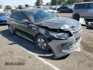 2018 Kia Optima Hybrid Premium with VIN KNAGT4LE3J5024959, listed as a Copart auction lot 69483524 with 116,368 mi miles and Salvage Title. Bid and sale history available at carsss.com. Image 4.