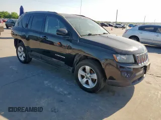 2015 Jeep Compass High Altitude Edition with VIN 1C4NJDEB2FD408957, listed as a Copart auction lot 52639735 with 129,767 mi miles and Salvage Title. Bid and sale history available at carsss.com. Image 4.