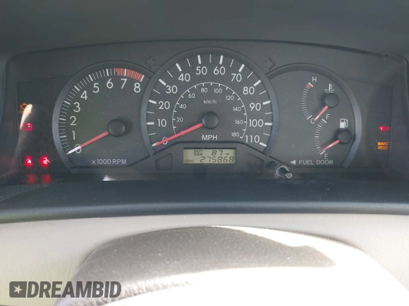 2006 Toyota Corolla CE with VIN 2T1BR32E56C692411, listed as a IAAI auction lot 42642695 with 275,868 mi miles and . Bid and sale history available at DreamBid. Image 7.